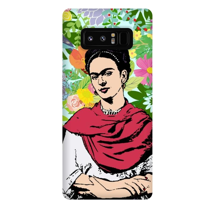Galaxy Note 8 StrongFit Frida kahlo by Jms