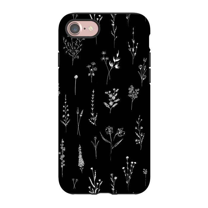 iPhone 7 StrongFit Wildflowers Pattern by Anis Illustration