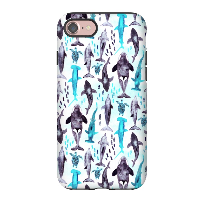 iPhone 7 StrongFit Ocean Animals  by Tigatiga