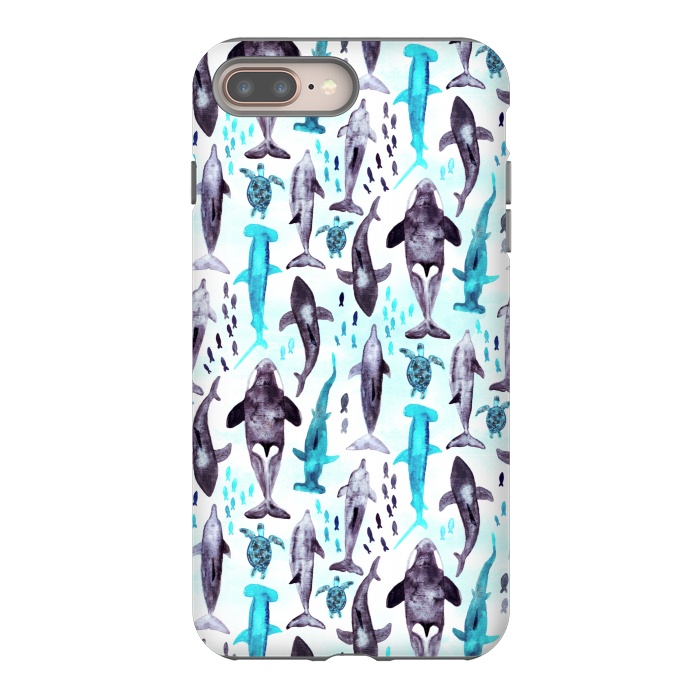 iPhone 7 plus StrongFit Ocean Animals  by Tigatiga