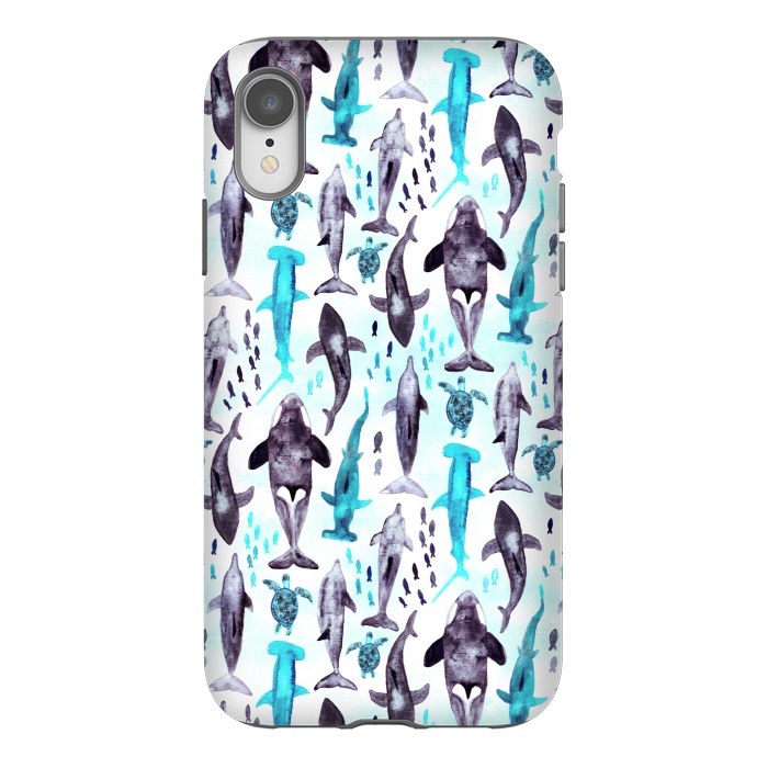 iPhone Xr StrongFit Ocean Animals  by Tigatiga