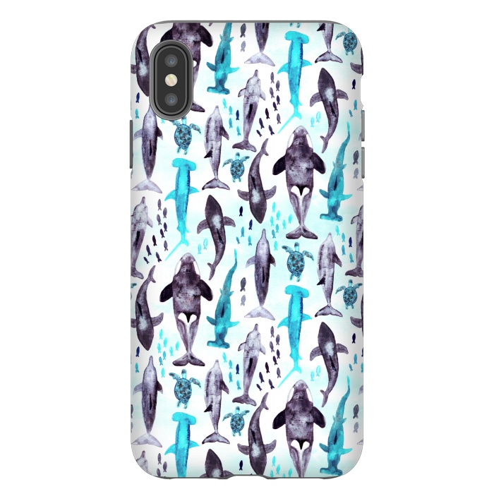 iPhone Xs Max StrongFit Ocean Animals  by Tigatiga