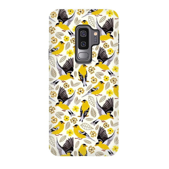Galaxy S9 plus StrongFit Goldfinches  by Tigatiga