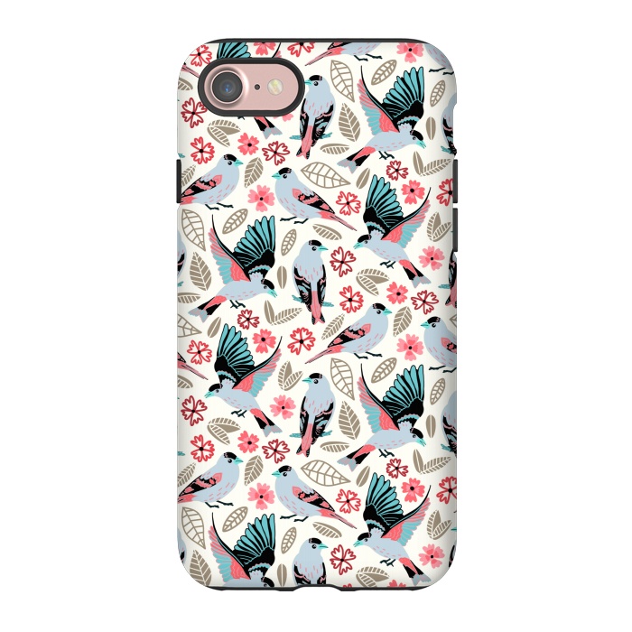 iPhone 7 StrongFit Fantasy Finches  by Tigatiga