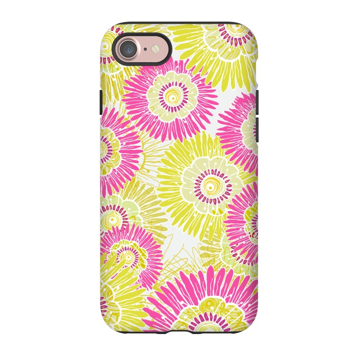 iPhone 7 StrongFit Flower Power  by Rose Halsey