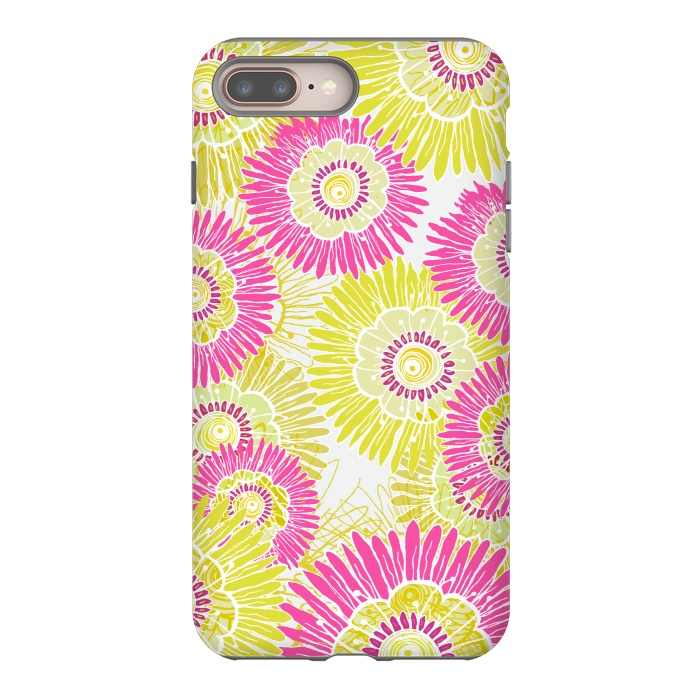 iPhone 7 plus StrongFit Flower Power  by Rose Halsey