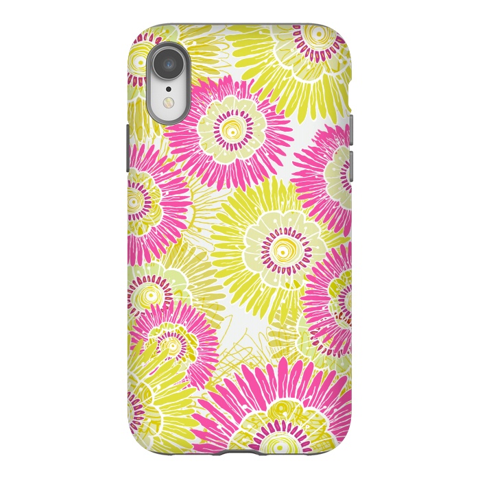 iPhone Xr StrongFit Flower Power  by Rose Halsey