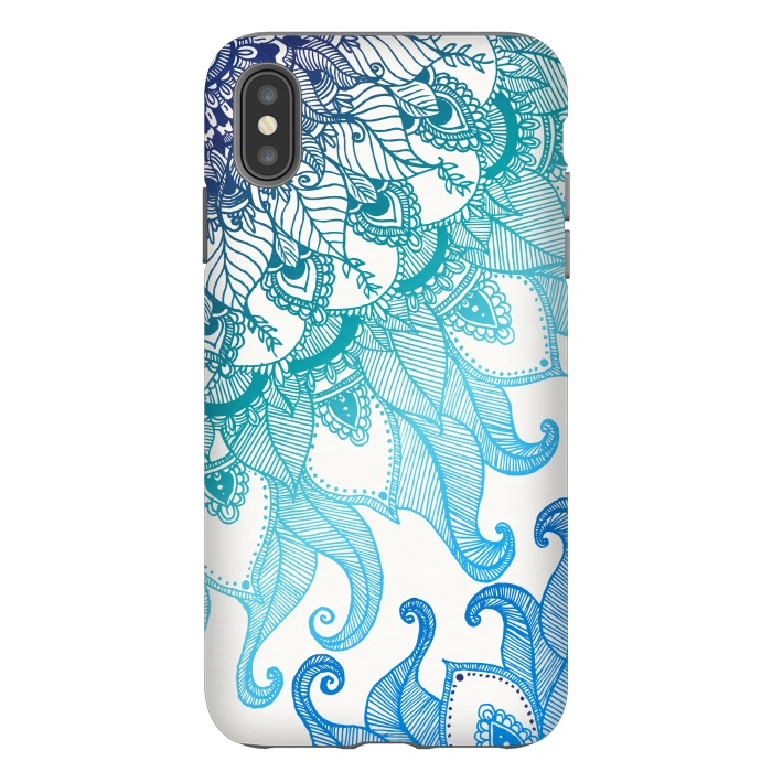 iPhone Xs Max StrongFit Mermaid Mandala by Rose Halsey