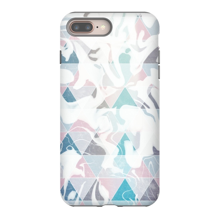 iPhone 7 plus StrongFit Geometric marble by Jms