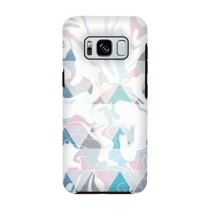 Galaxy S8 StrongFit Geometric marble by Jms