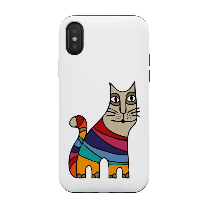 iPhone Xs / X StrongFit Magic Cat I by Majoih