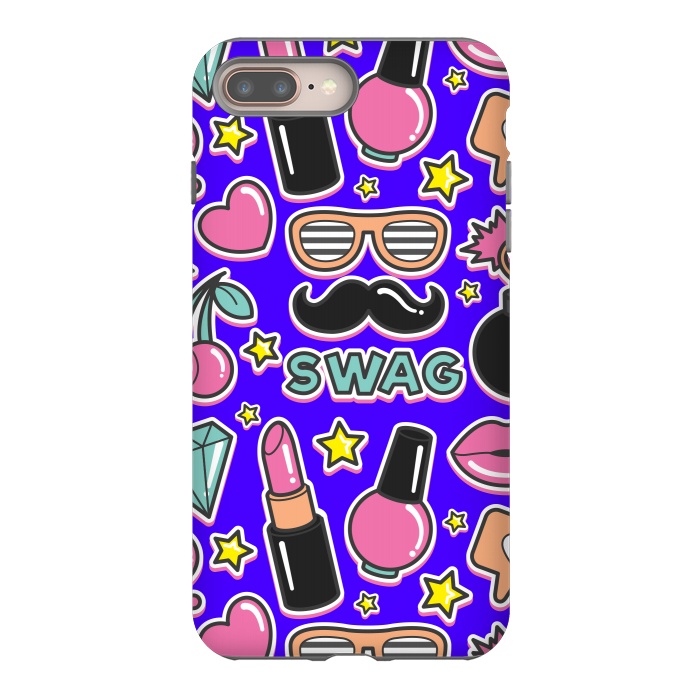 iPhone 7 plus StrongFit Fashionable Pink Girls by ArtsCase