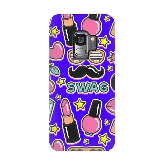 Galaxy S9 StrongFit Fashionable Pink Girls by ArtsCase