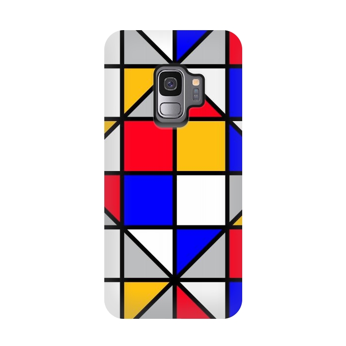 Galaxy S9 StrongFit colorful small squares by TMSarts