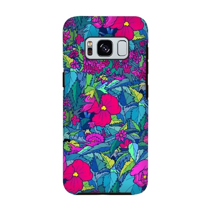 Galaxy S8 StrongFit Summer flowers by Steve Wade (Swade)