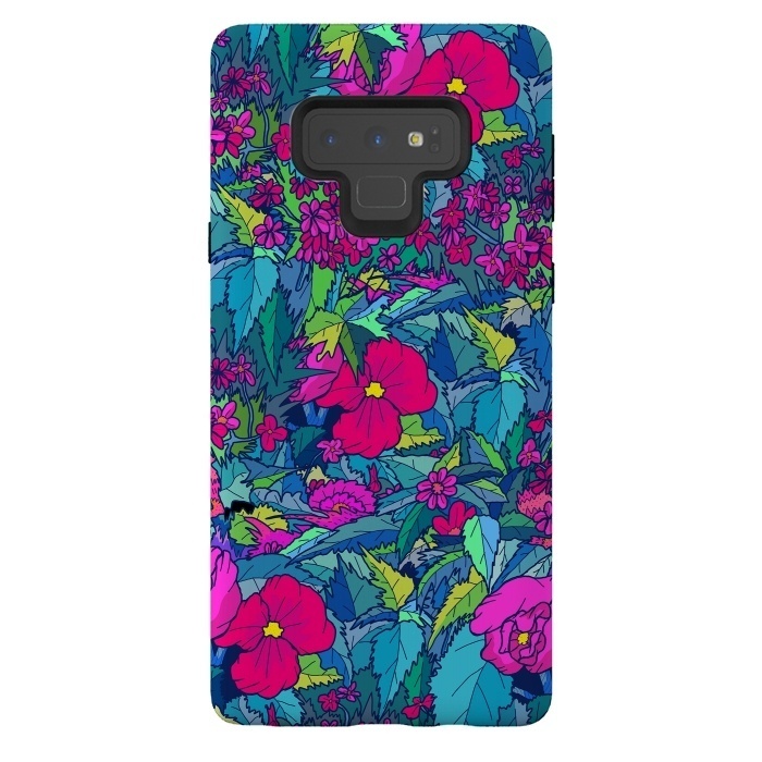 Galaxy Note 9 StrongFit Summer flowers by Steve Wade (Swade)