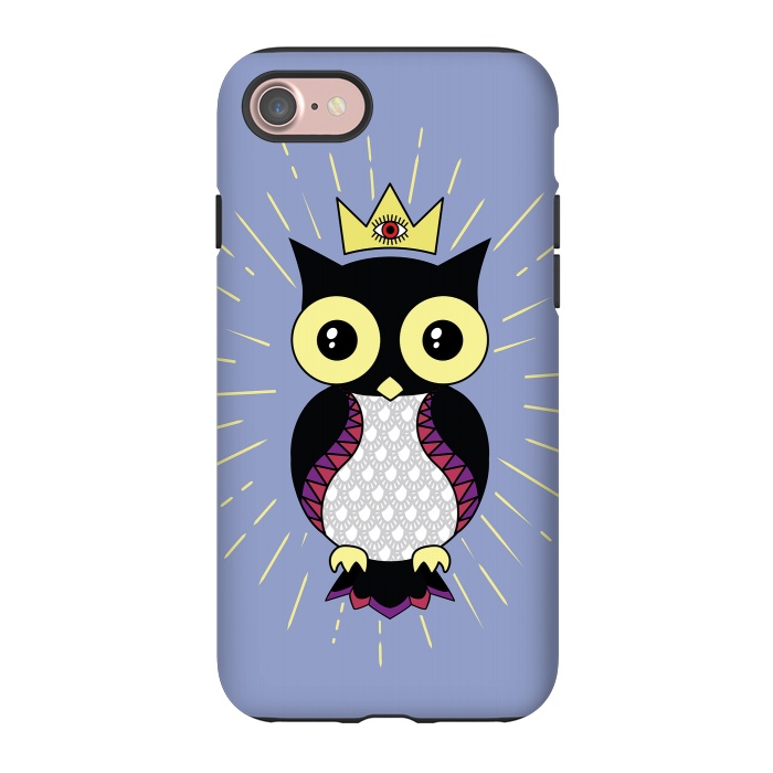 iPhone 7 StrongFit All seeing owl by Laura Nagel