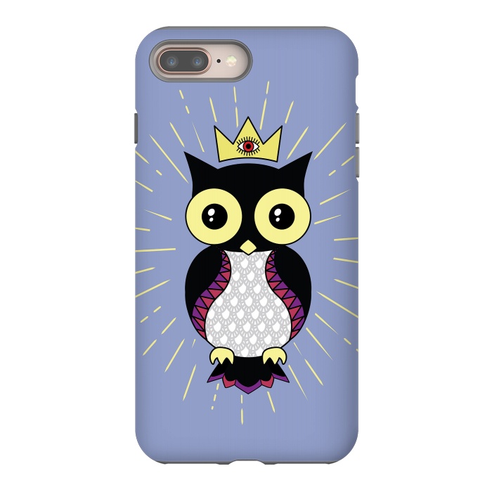 iPhone 7 plus StrongFit All seeing owl by Laura Nagel
