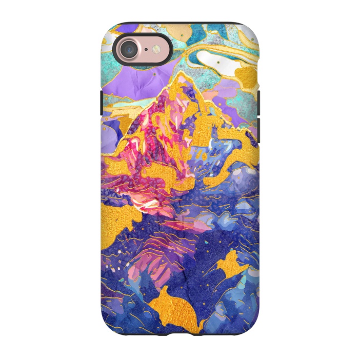 iPhone 7 StrongFit Dreamy Mountain - Illustration II by Art Design Works