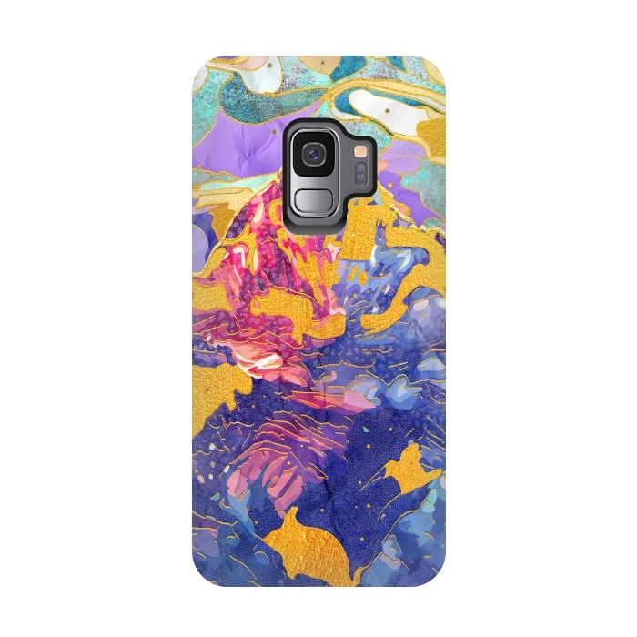 Galaxy S9 StrongFit Dreamy Mountain - Illustration II by Art Design Works