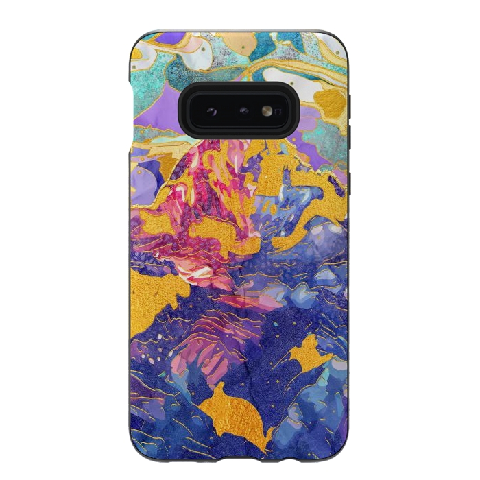 Galaxy S10e StrongFit Dreamy Mountain - Illustration II by Art Design Works