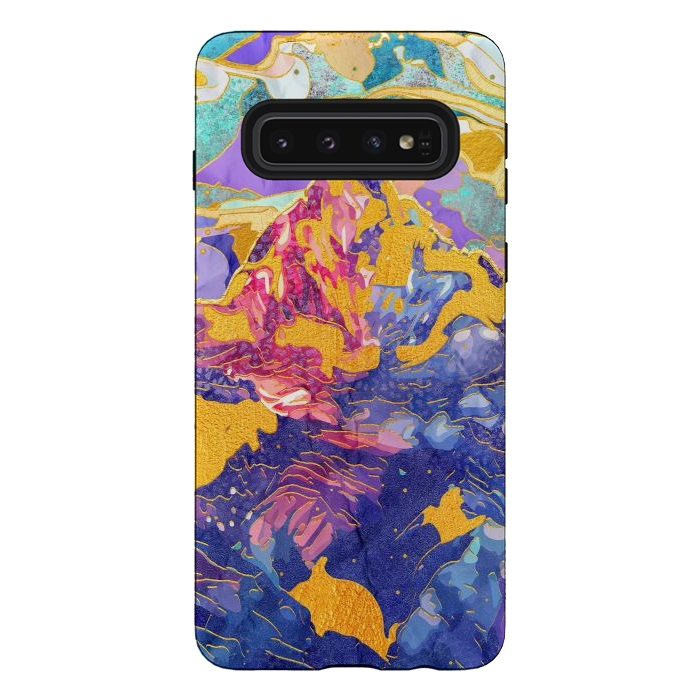 Galaxy S10 StrongFit Dreamy Mountain - Illustration II by Art Design Works