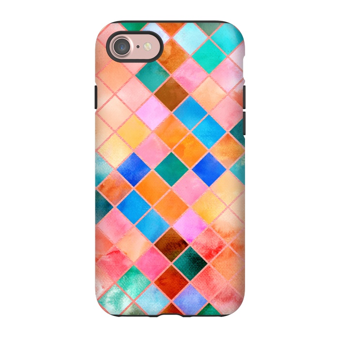iPhone 7 StrongFit Stylish Watercolor Pattern by Art Design Works
