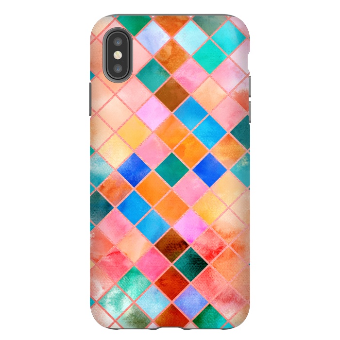 iPhone Xs Max StrongFit Stylish Watercolor Pattern by Art Design Works