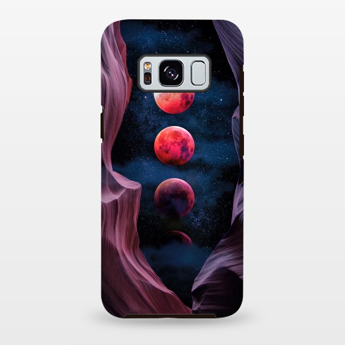 Galaxy S8 plus StrongFit Grand Canyon with Space & Bloody Moon - Collage V by Art Design Works