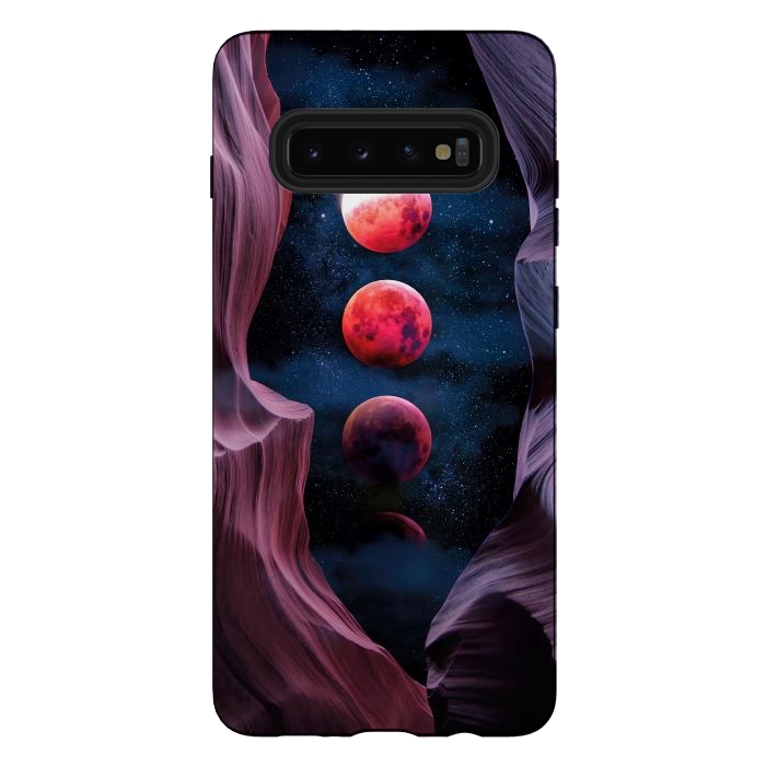 Galaxy S10 plus StrongFit Grand Canyon with Space & Bloody Moon - Collage V by Art Design Works