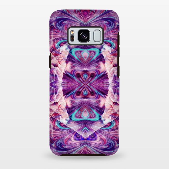 Galaxy S8 plus StrongFit Psychedelic precious gemstone marble by Oana 