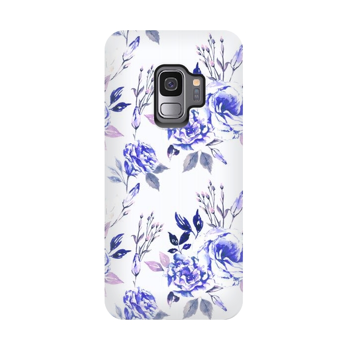 Galaxy S9 StrongFit Blue Calm by Anis Illustration