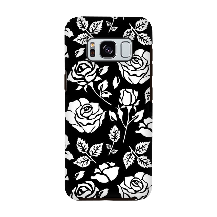Galaxy S8 StrongFit White Rose by Uma Prabhakar Gokhale