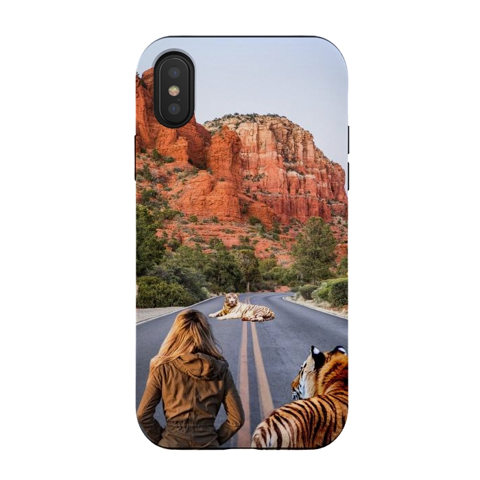 iPhone Xs / X StrongFit Who will Cross Me? by Creativeaxle