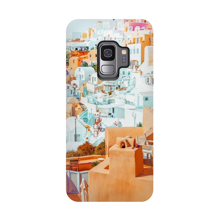 Galaxy S9 StrongFit Santorini Vacay by Uma Prabhakar Gokhale