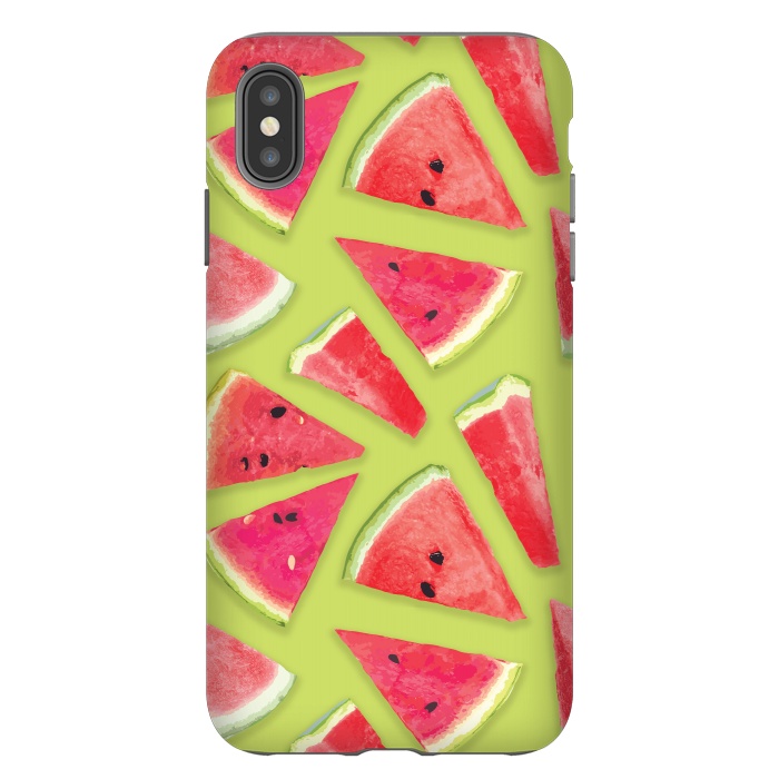 iPhone Xs Max StrongFit Watermelon Pattern Creation by Bledi
