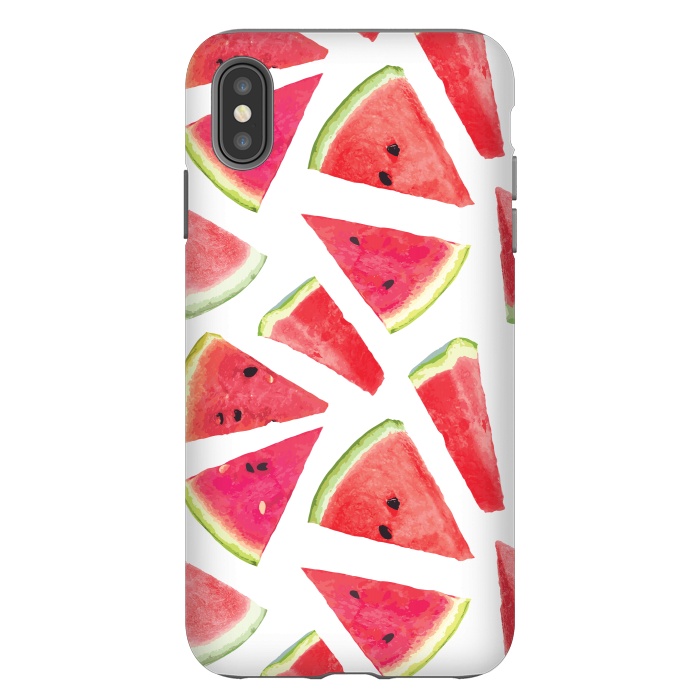 iPhone Xs Max StrongFit Watermelon Pattern Creation 2 by Bledi