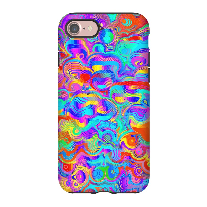 iPhone 7 StrongFit Abstract Colorful Design by Art Design Works