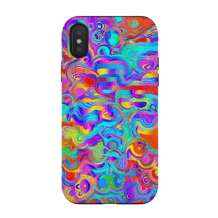iPhone Xs / X StrongFit Abstract Colorful Design by Art Design Works