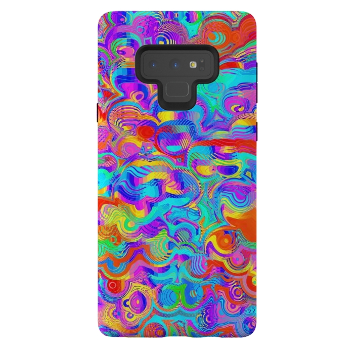 Galaxy Note 9 StrongFit Abstract Colorful Design by Art Design Works