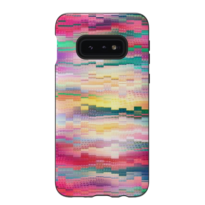 Galaxy S10e StrongFit Abstract Vivid Pattern by Art Design Works