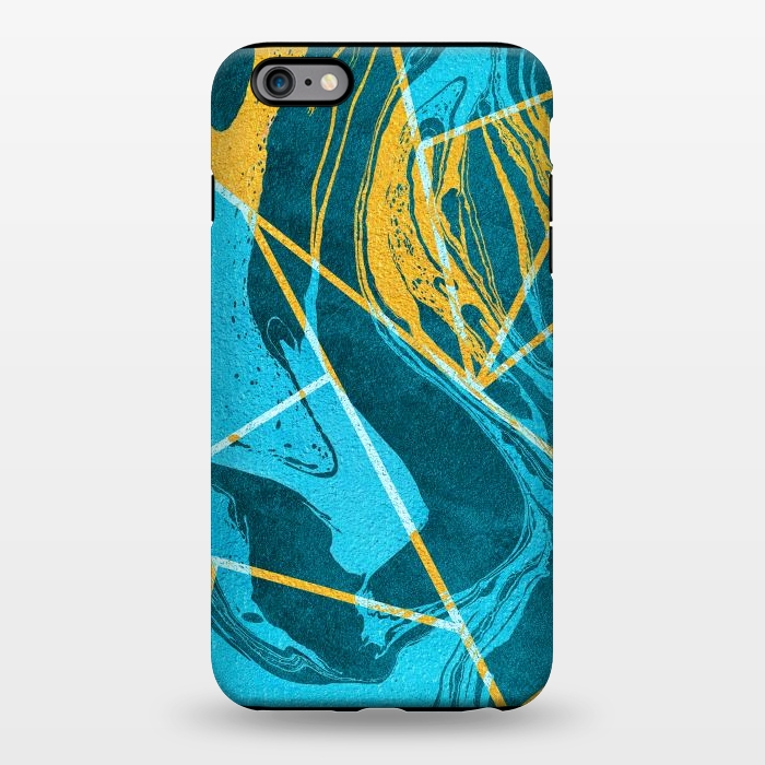 iPhone 6/6s plus StrongFit Geometric Marble Waves by Art Design Works