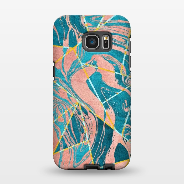 Galaxy S7 EDGE StrongFit Geometric XLIII by Art Design Works