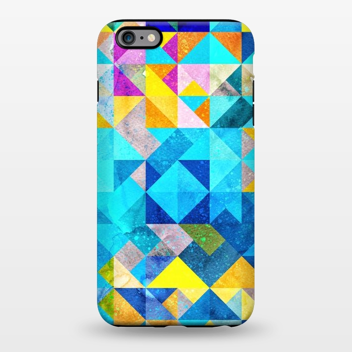 iPhone 6/6s plus StrongFit Colorful Watercolor Geometric by Art Design Works