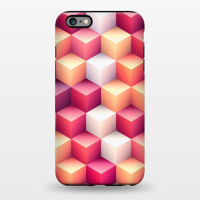 iPhone 6/6s plus StrongFit Colorful 3D Cubes by Art Design Works