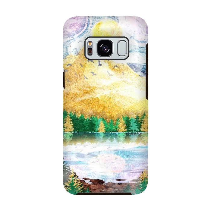 Galaxy S8 StrongFit Beauty of Nature - Illustration V by Art Design Works