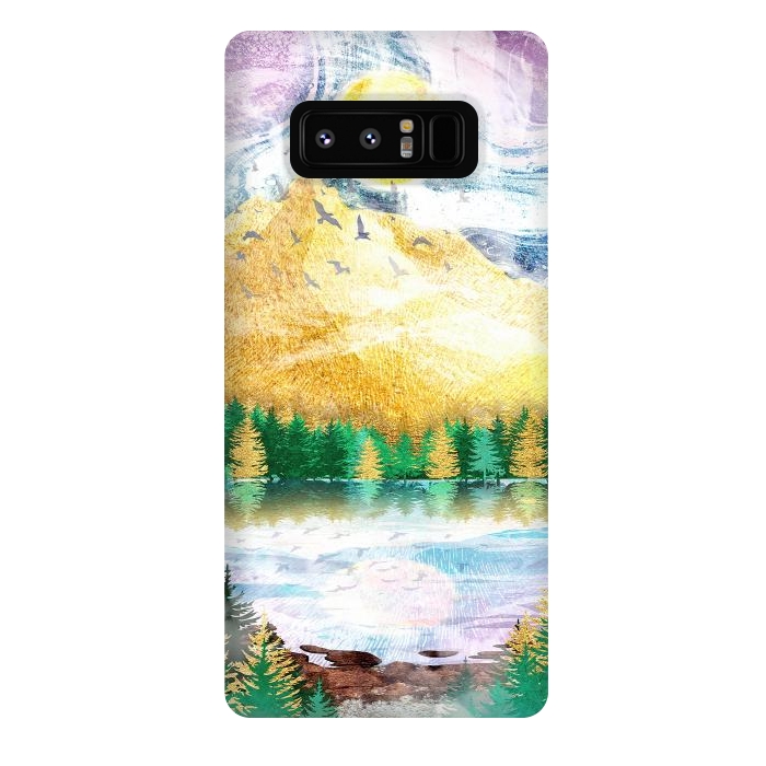 Galaxy Note 8 StrongFit Beauty of Nature - Illustration V by Art Design Works