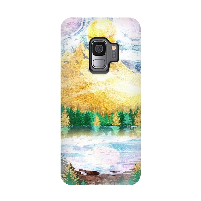 Galaxy S9 StrongFit Beauty of Nature - Illustration V by Art Design Works
