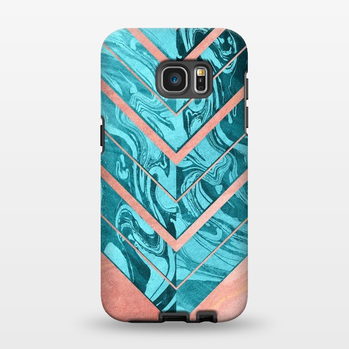 Galaxy S7 EDGE StrongFit Geometric XXXXVI by Art Design Works