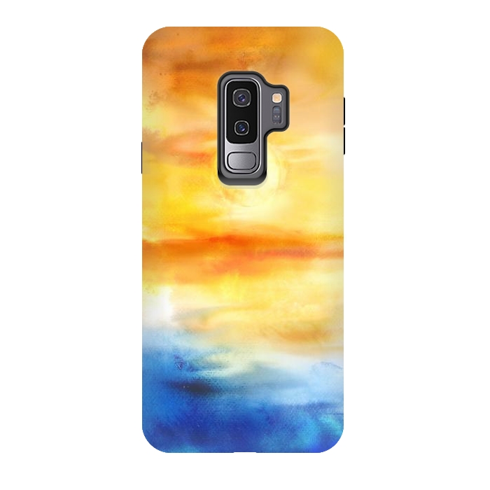 Galaxy S9 plus StrongFit Abstract Sunset Artwork I by Art Design Works
